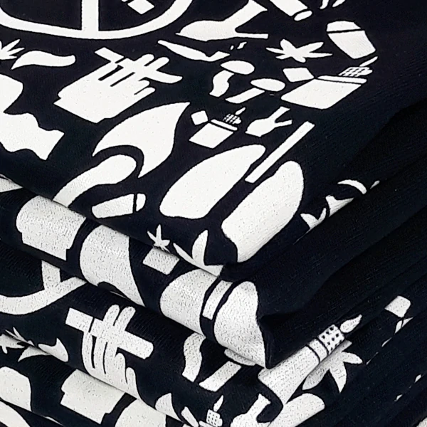 Hip hop tričko Smoker Symbols pánské