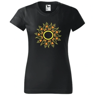Hippies tričko dámské Symbol Slunce