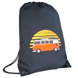 Vak na záda s kapsou Hippie Van 420